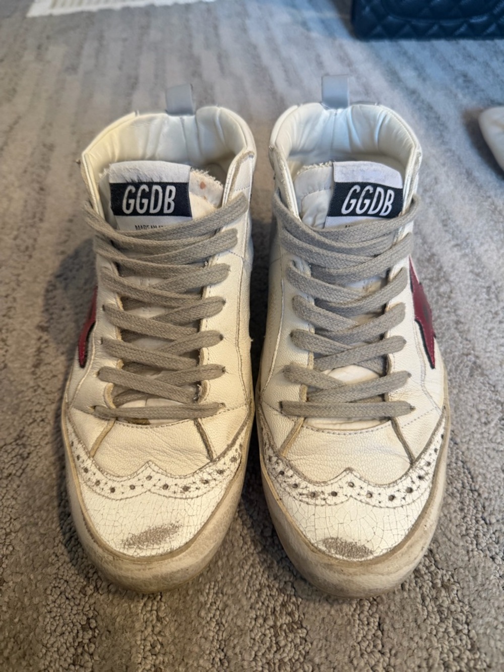 Golden Goose Star Patch High Top Sneakers - Picture 4 of 6